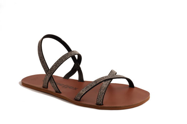 Coqueflex Tiras Brillo Sandalias para adultos