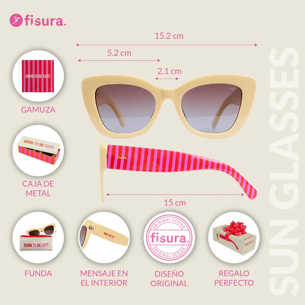 Fisura gafas de sol para adultos