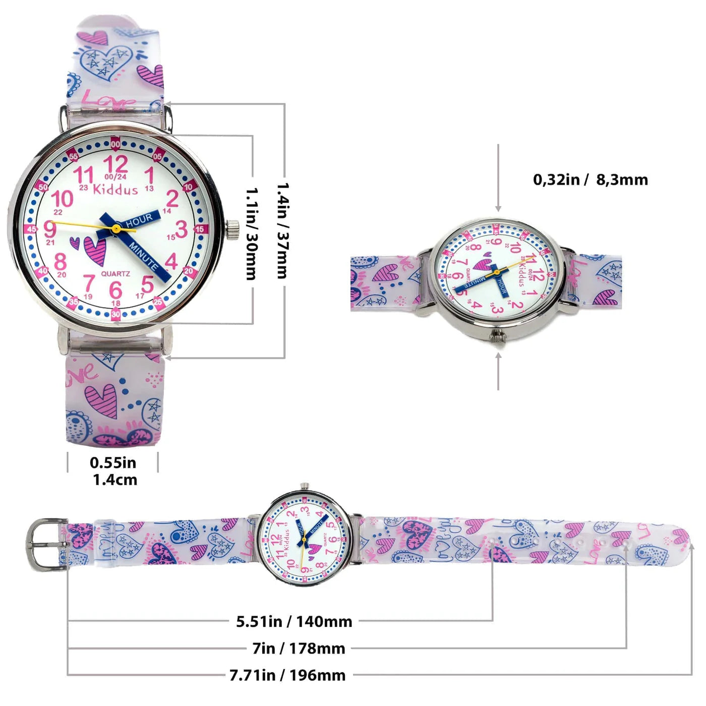 Kiddus Time Teacher reloj analógico para niños