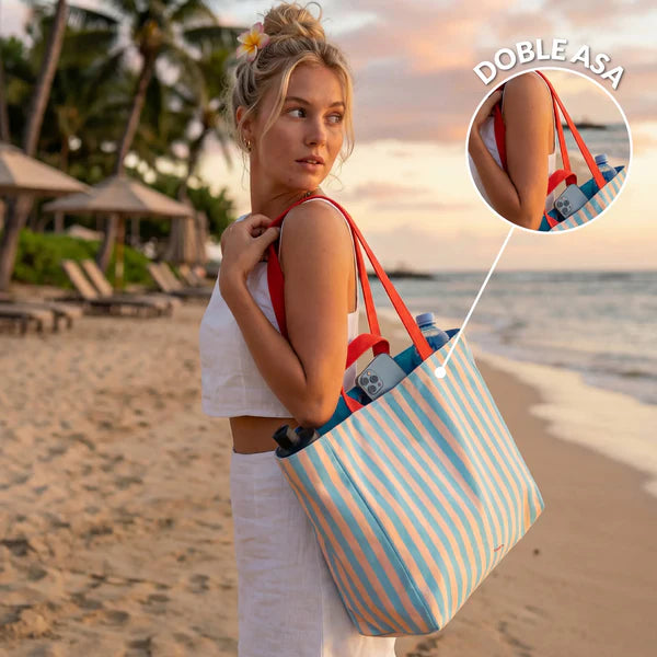 Fisura Bolsa de playa reversible