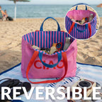 Fisura Bolsa de playa reversible