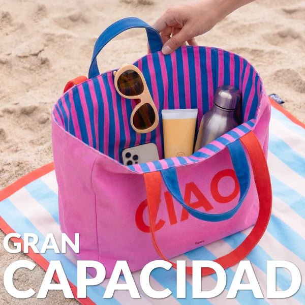 Fisura Bolsa de playa reversible