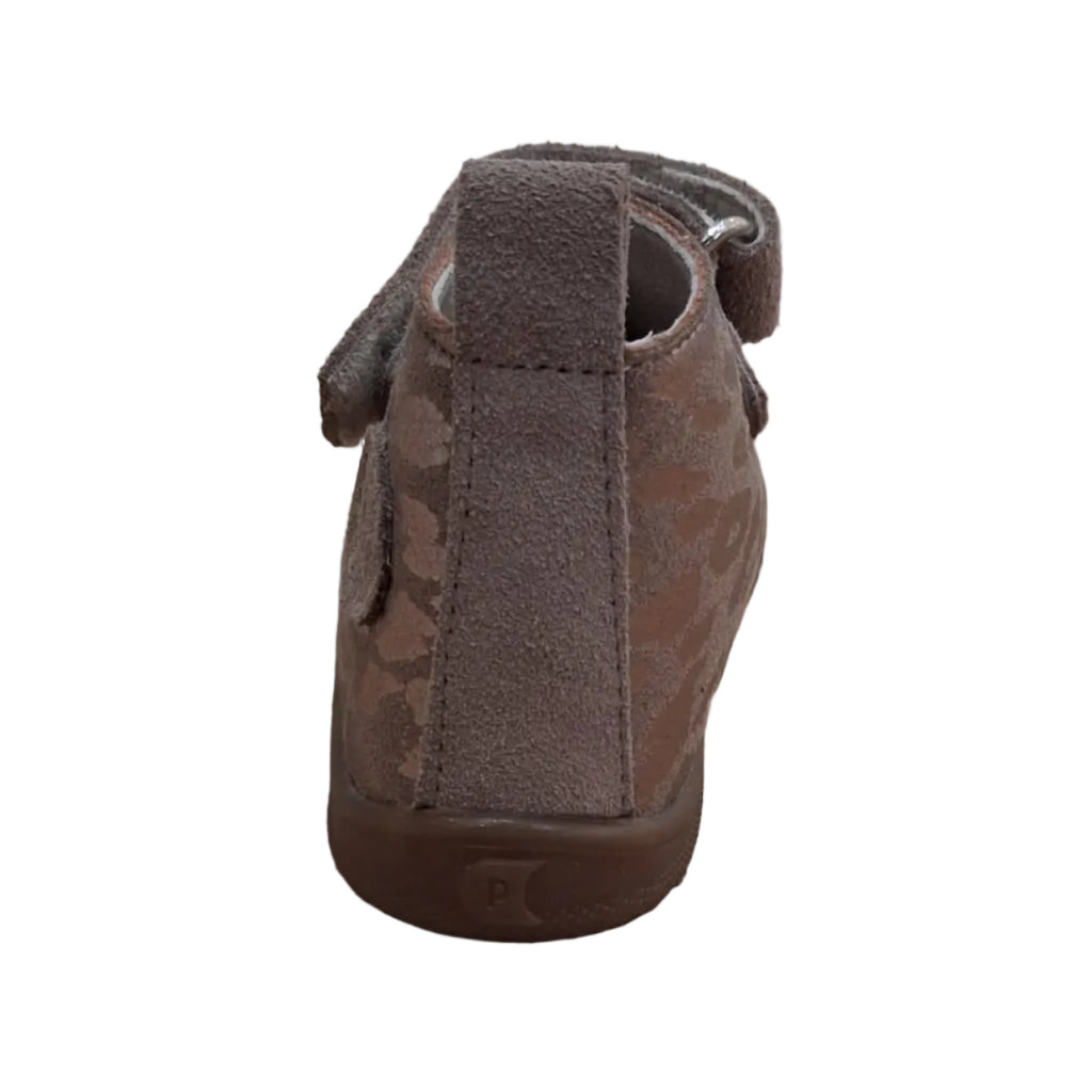 Piruflex Leopardo Gliter Niquel botín para niños