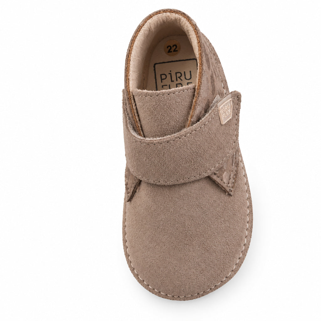 Piruflex Leopardo Gliter Serraje botín para niños