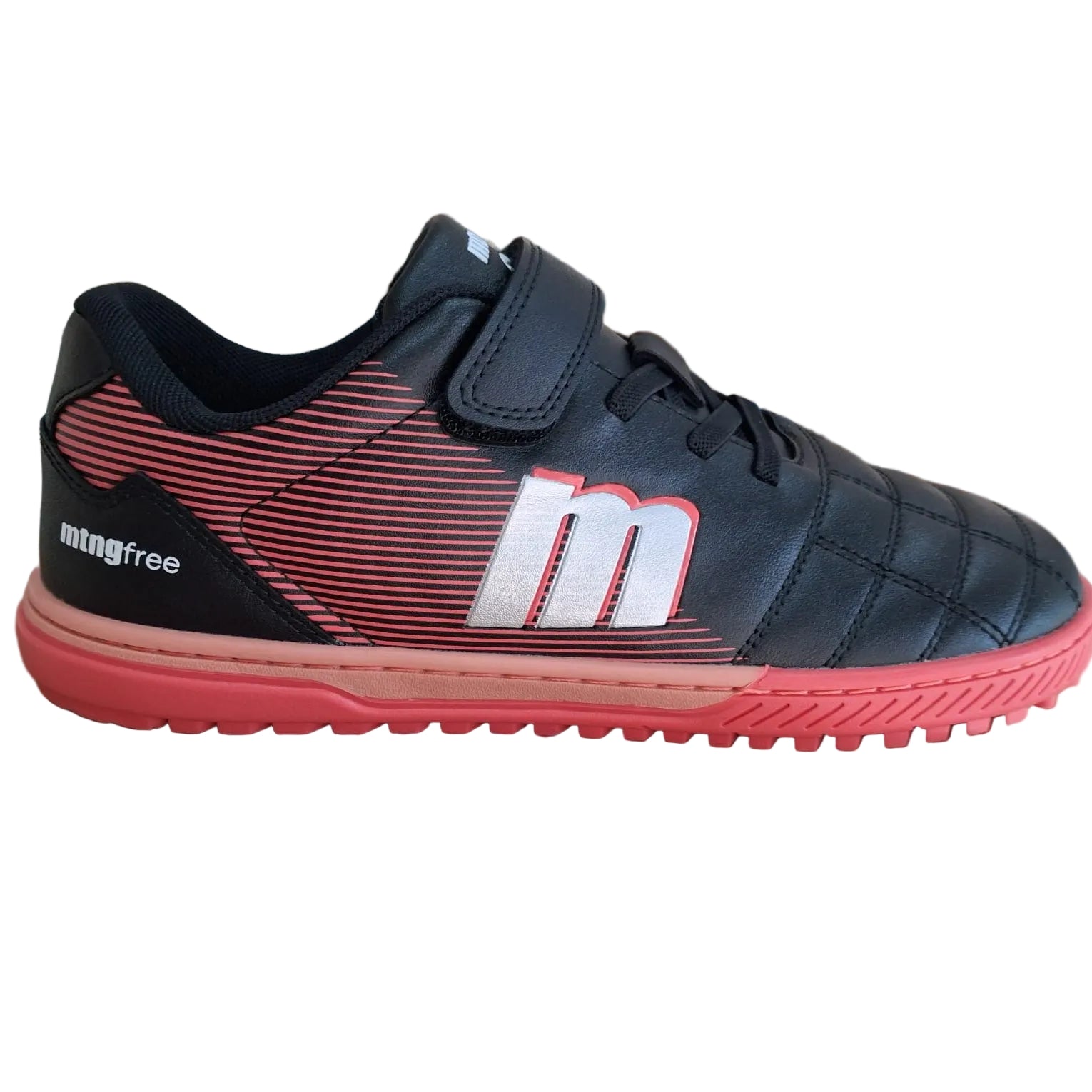 Mustang Gamon botas de futbol multitaco para niños