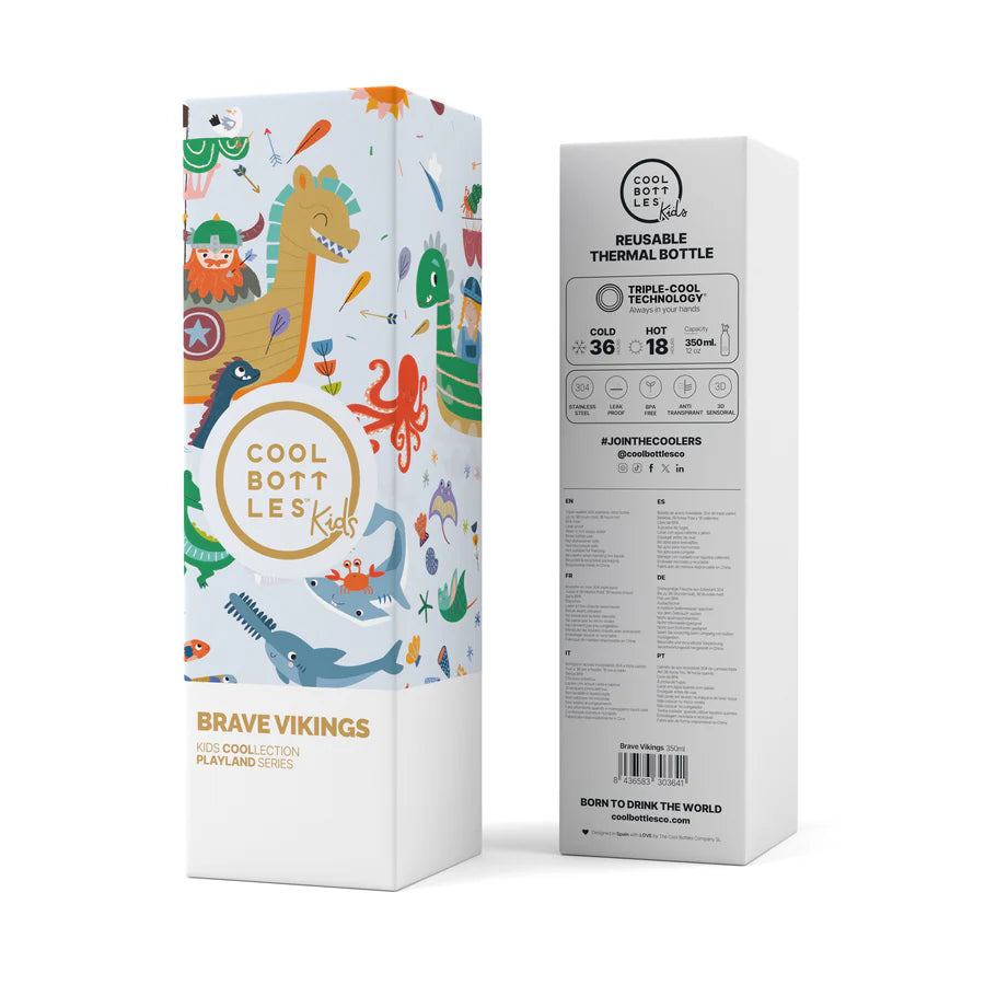 Cool Bottles Kids botella térmica para niños - 350 ml